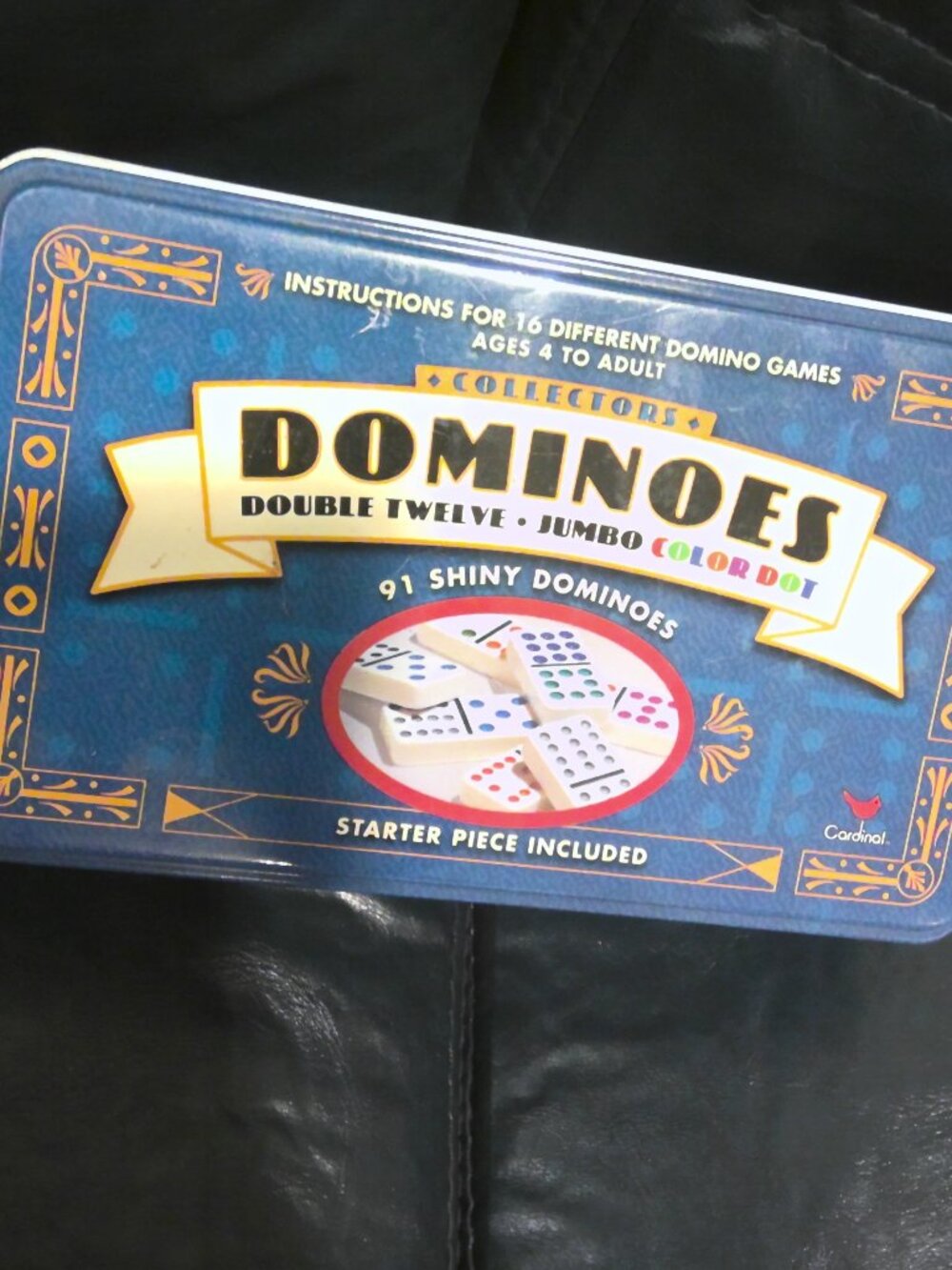 Dominoes Jumbo Color Dot Game
